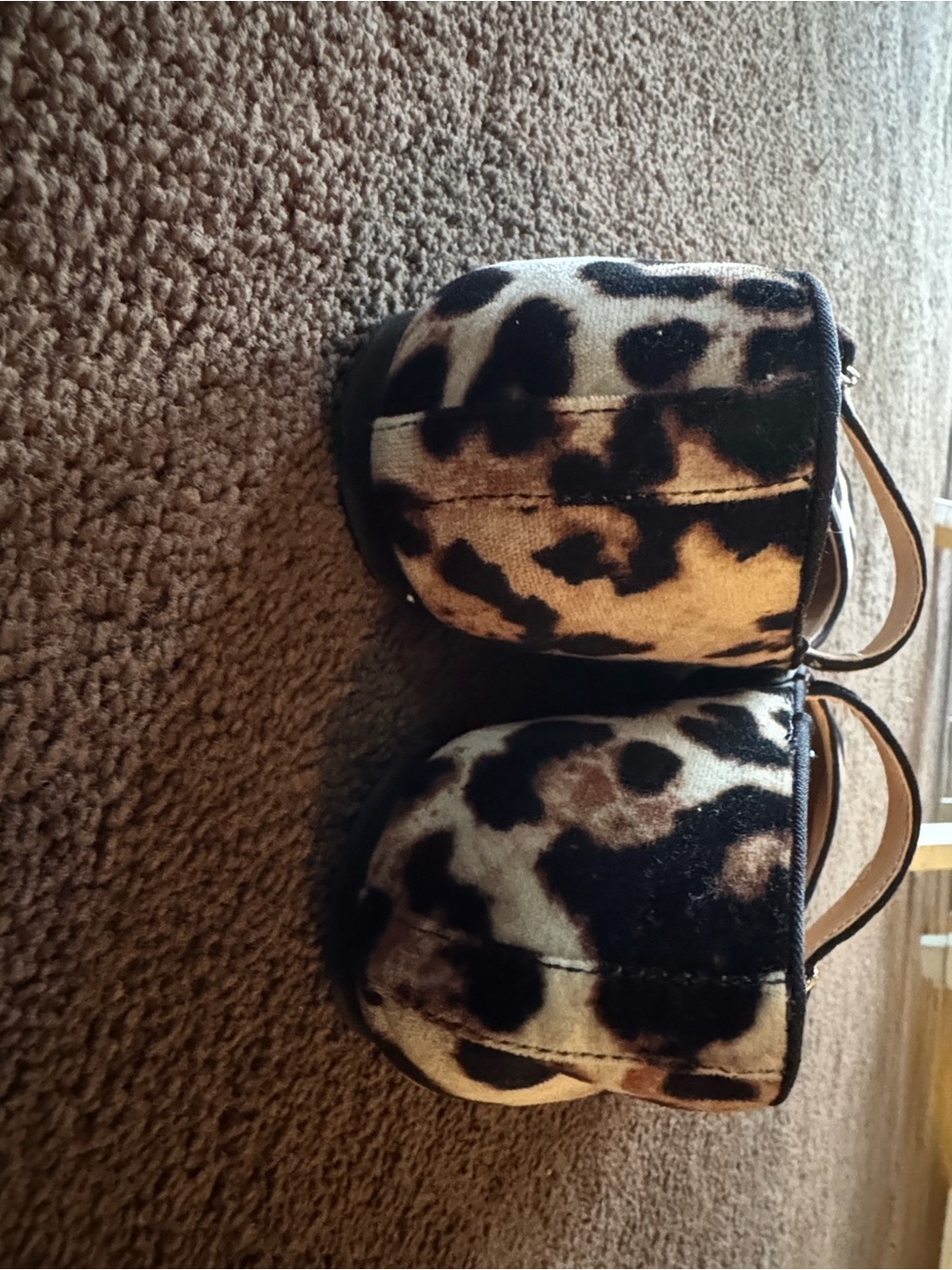 LOFT Leopard Print Mary Jane Flats in Black and Brown - Picture 5 of 6